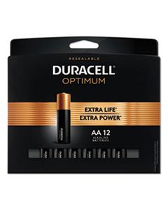 DUROPT1500B12PR OPTIMUM ALKALINE AA BATTERIES, 12/PACK