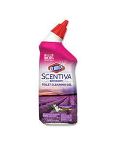 CLO31786EA SCENTIVA MANUAL TOILET BOWL CLEANER, TUSCAN LAVENDER & JASMINE, 24 OZ BOTTLE