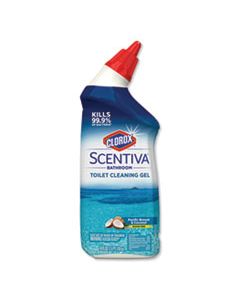 CLO31788EA SCENTIVA MANUAL TOILET BOWL CLEANER, PACIFIC BREEZE & COCONUT, 24 OZ BOTTLE