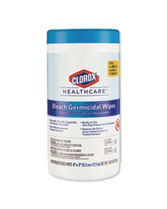 CLO30577 BLEACH GERMICIDAL WIPES, 6 X 5, UNSCENTED, 150/CANISTER