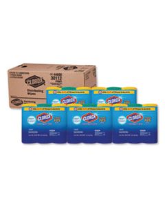 CLO30112CT DISINFECTING WIPES, 7X8, FRESH SCENT/CITRUS BLEND, 35/CANISTER, 3/PK, 5 PACKS/CT