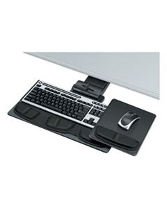 FEL8036101 PROFESSIONAL EXECUTIVE ADJUSTABLE KEYBOARD TRAY, 19W X 10.63D, BLACK