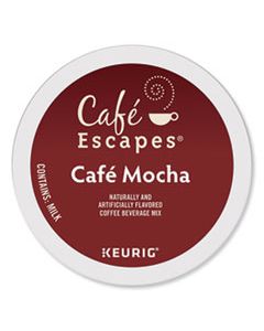 GMT6803 CAFE ESCAPES MOCHA K-CUPS, 24/BOX