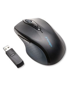 KMW72370 PRO FIT FULL-SIZE WIRELESS MOUSE, 2.4 GHZ FREQUENCY/30 FT WIRELESS RANGE, RIGHT HAND USE, BLACK