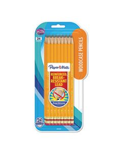 PAP2065460 EVERSTRONG #2 PENCILS, HB (#2), BLACK LEAD, YELLOW BARREL, 24/PACK