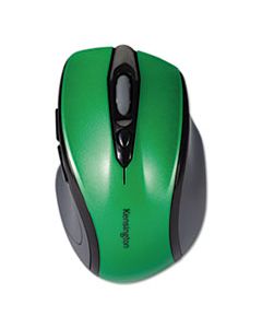 KMW72424 PRO FIT MID-SIZE WIRELESS MOUSE, 2.4 GHZ FREQUENCY/30 FT WIRELESS RANGE, RIGHT HAND USE, EMERALD GREEN