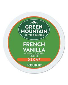 GMT7732 FRENCH VANILLA DECAF COFFEE K-CUPS, 24/BOX