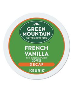 GMT7732 FRENCH VANILLA DECAF COFFEE K-CUPS, 24/BOX
