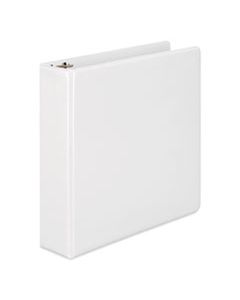 WLJ38544W HEAVY-DUTY D-RING VIEW BINDER WITH EXTRA-DURABLE HINGE, 3 RINGS, 2" CAPACITY, 11 X 8.5, WHITE