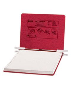 ACC54119 PRESSTEX COVERS WITH STORAGE HOOKS, 2 POSTS, 6" CAPACITY, 9.5 X 11, EXECUTIVE RED