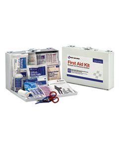 FAO224U FIRST AID KIT FOR 25 PEOPLE, 106-PIECES, OSHA COMPLIANT, METAL CASE