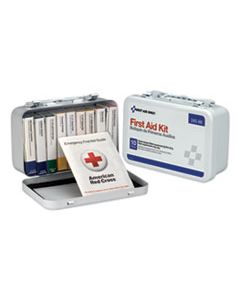 FAO240AN UNITIZED FIRST AID KIT FOR 10 PEOPLE, 64-PIECES, OSHA/ANSI, METAL CASE