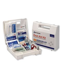 FAO90588 ANSI 2015 COMPLIANT CLASS A TYPE I & II FIRST AID KIT FOR 25 PEOPLE, 89 PIECES