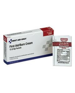 FAO13006 FIRST AID KIT REFILL BURN CREAM PACKETS, 12/BOX