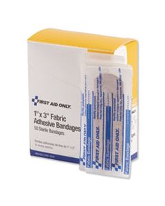 ACMG121 FIRST AID FABRIC BANDAGES, 1" X 3", 50/BOX