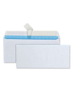 QUA90019 SECURITY ENVELOPE, #10, COMMERCIAL FLAP, REDI-STRIP CLOSURE, 4.13 X 9.5, WHITE, 500/BOX