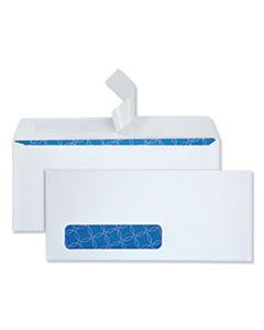 QUA90119 SECURITY ENVELOPE, #10, COMMERCIAL FLAP, REDI-STRIP CLOSURE, 4.13 X 9.5, WHITE, 500/BOX