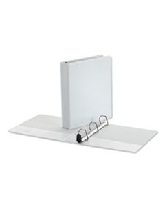 UNV30722 DELUXE EASY-TO-OPEN D-RING VIEW BINDER, 3 RINGS, 1.5" CAPACITY, 11 X 8.5, WHITE