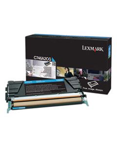 LEXC746A2CG C746A2CG TONER, 7000 PAGE-YIELD, CYAN