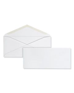 QUA90010 BUSINESS ENVELOPE, #10, MONARCH FLAP, GUMMED CLOSURE, 4.13 X 9.5, WHITE, 500/BOX