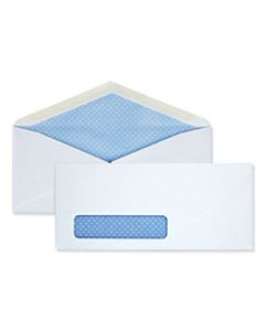 QUA90013 BUSINESS ENVELOPE, #10, MONARCH FLAP, GUMMED CLOSURE, 4.13 X 9.5, WHITE, 500/BOX