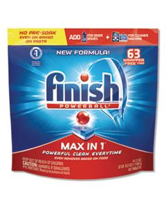 RAC93269PK POWERBALL MAX IN 1 DISHWASHER TABS, FRESH, 63/PACK