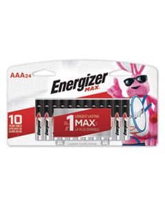 EVEE92BP24 MAX ALKALINE AAA BATTERIES, 1.5V, 24/PACK