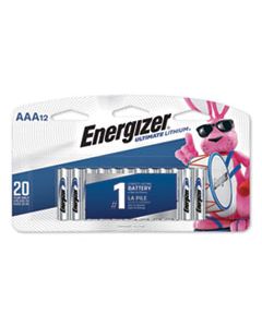 EVEL92SBP12 ULTIMATE LITHIUM AAA BATTERIES, 1.5V, 12/PACK