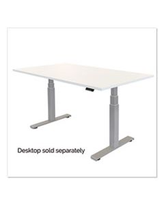 FEL9682001 CAMBIO HEIGHT ADJUSTABLE DESK BASE (BASE ONLY), 72W X 30D X 50.25H, SILVER