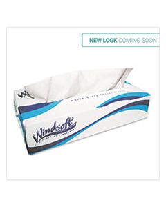 WIN2360 FACIAL TISSUE, 2 PLY, WHITE, FLAT POP-UP BOX, 100 SHEETS/BOX, 30 BOXES/CARTON