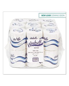 WIN2440 BATH TISSUE, SEPTIC SAFE, 2-PLY, WHITE, 4 X 3.75, 400 SHEETS/ROLL, 18 ROLLS/CARTON