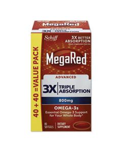 MEG97413EA ADVANCED TRIPLE ABSORPTION OMEGA-3 SOFTGEL, 80 COUNT