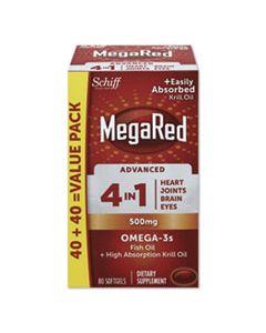 MEG98094EA ADVANCED 4 IN 1 OMEGA-3 SOFTGEL, 80 COUNT
