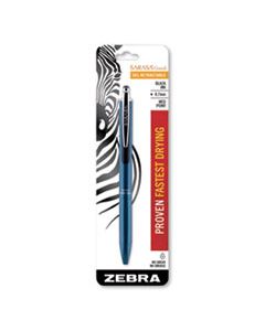 ZEB48611 SARASA GRAND RETRACTABLE GEL PEN, MEDIUM 0.7 MM, BLACK INK, TURQUOISE BARREL