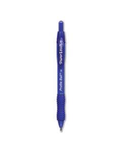 PAP2095447 PROFILE RETRACTABLE BALLPOINT PEN, BOLD 1 MM, BLUE INK/BARREL, 36/PACK