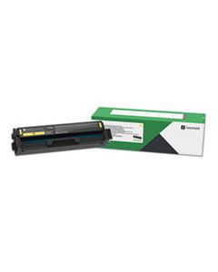 LEXC3210Y0 C3210Y0, RETURN PROGRAM TONER CARTRIDGE, 1500 PAGE-YIELD, YELLOW