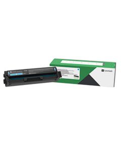 LEXC3210C0 C3210C0, RETURN PROGRAM TONER CARTRIDGE, 1500 PAGE-YIELD, CYAN