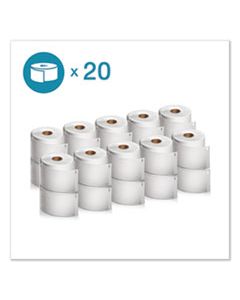DYM2050829 LW EXTRA-LARGE SHIPPING LABELS, 4" X 6", WHITE, 220/ROLL, 20 ROLLS/PACK