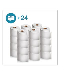 DYM2050769 LW SHIPPING LABELS, 2.31" X 4", WHITE, 300/ROLL, 24 ROLLS/PACK