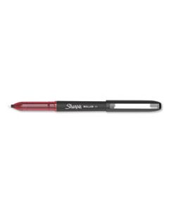 SAN2093226 ROLLER PEN, FINE 0.5 MM, RED INK/BARREL, DOZEN