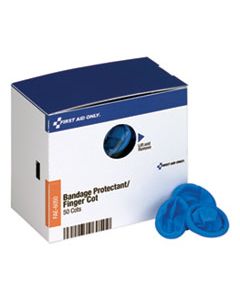 FAOFAE6050 SMARTCOMPLIANCE REFILL FINGER COTS, BLUE, NITRILE, 50/BOX