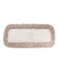 BWK1324 INDUSTRIAL DUST MOP HEAD, HYGRADE COTTON, 24W X 5D, WHITE