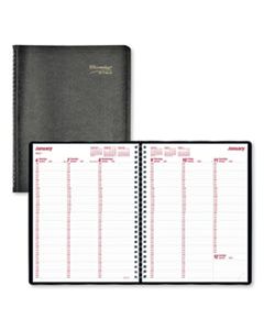 REDCB950BLK ESSENTIAL COLLECTION WEEKLY APPOINTMENT BOOK, 11 X 8.5, BLACK, 2024