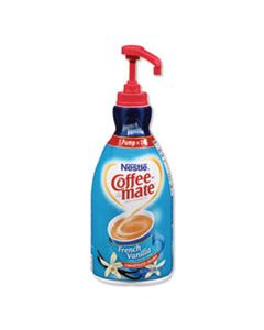 NES31803 LIQUID COFFEE CREAMER, FRENCH VANILLA, 1500ML PUMP BOTTLE