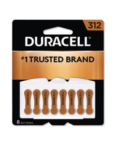 DURDA312B8ZM09 HEARING AID BATTERY, #312, 8/PACK