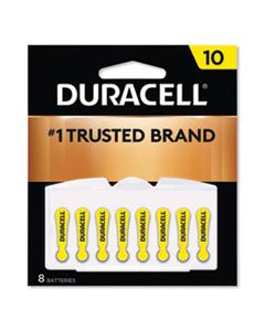 DURDA10B8ZM10 HEARING AID BATTERY, #10, 8/PACK