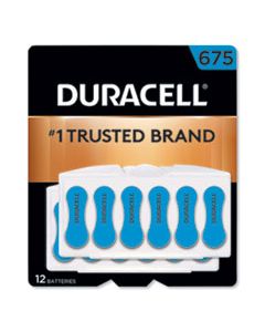 DURDA675B12ZMR0 HEARING AID BATTERY, #675, 12/PACK