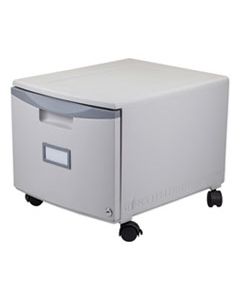 STX61263U01C SINGLE-DRAWER MOBILE FILING CABINET, 14.75W X 18.25D X 12.75H, GRAY