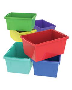 STX61515U06C STORAGE BINS, 10 5/8 X 15 5/8 X 8, 5 1/2 GALLON, ASSORTED COLOR, PLASTIC