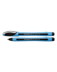 STW150201 SCHNEIDER SLIDER MEMO XB STICK BALLPOINT PEN, 1.4 MM, BLACK INK, BLUE/BLACK BARREL, 10/BOX